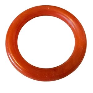 Vibrant Orange swirl  Bangle Bracelet .